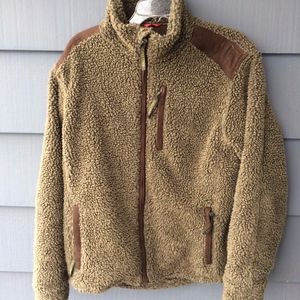 Hallyard fuzzy zip jacket